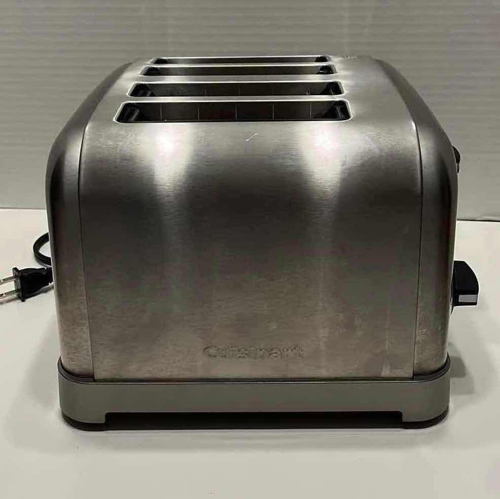 Photo 5 of CUISINART STAINLESS STEEL 4 SLICE BREAD BAGEL TOASTER MODEL CPT-180