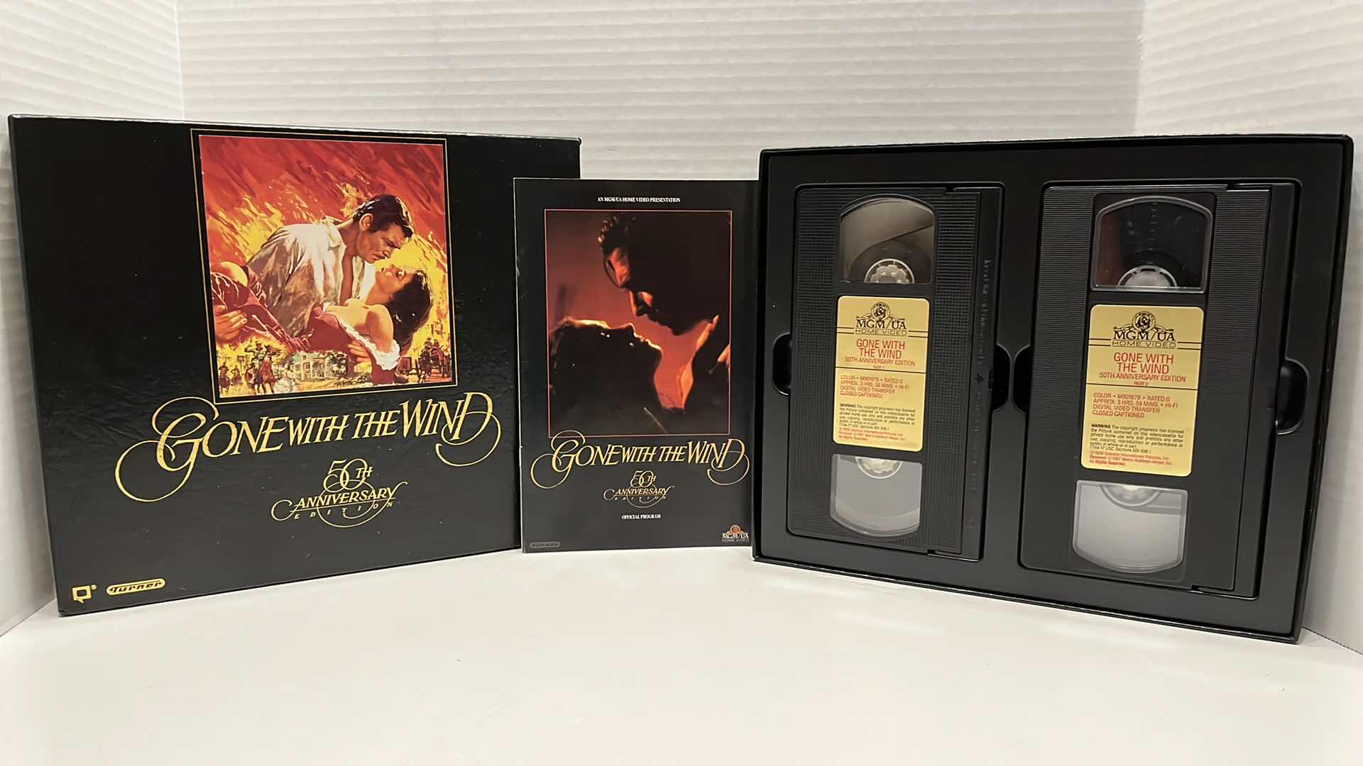 Photo 4 of GONE WITH THE WIND 50TH ANNIVERSARY VHS MOVIE COLLECTOR BOX SET