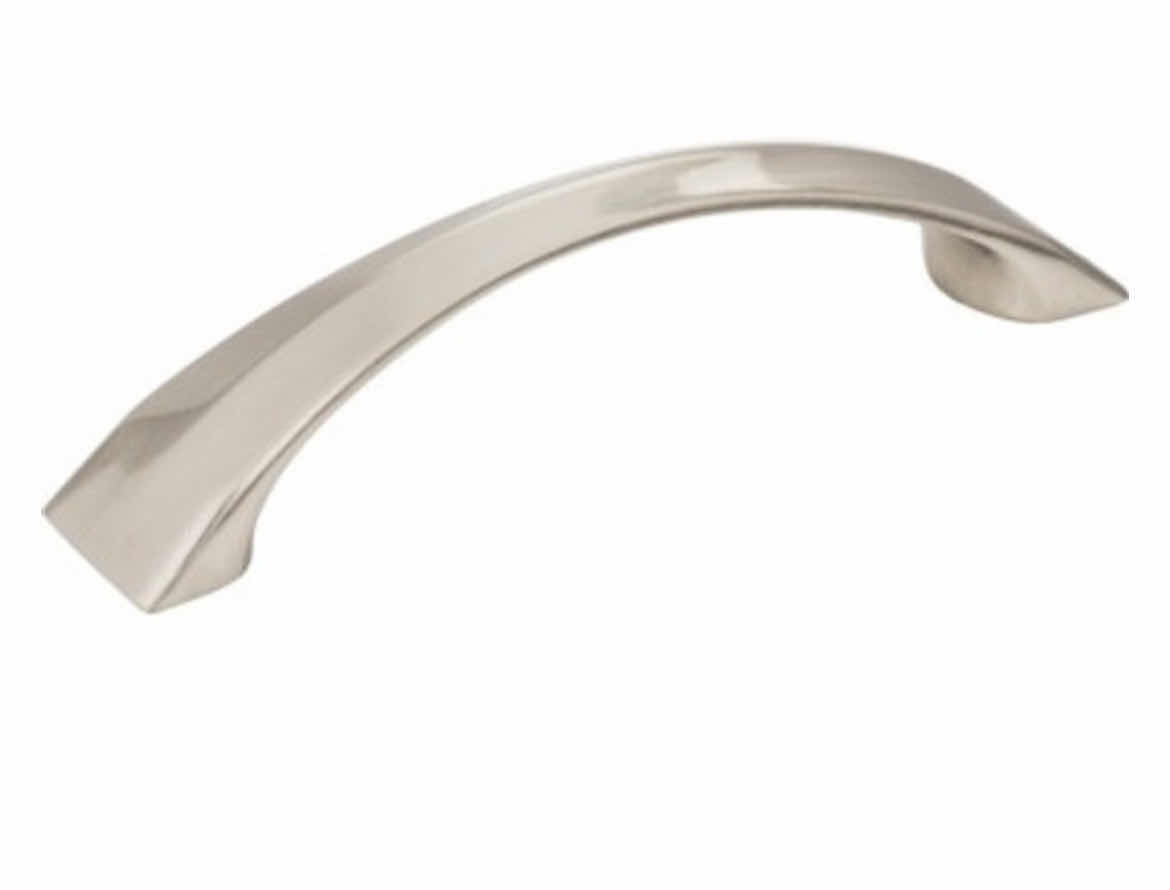 Photo 1 of JEFFREY ALEXANDER BY HARDWARE RESOURCES SATIN NICKEL CAIRO PULL CABINET HANDLE 595-96SN 1CASE/20PCS (READ NOTES)