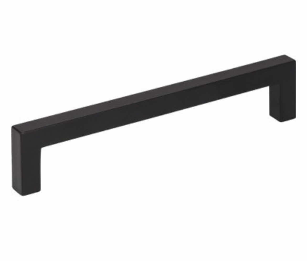 Photo 1 of RICHELIEU HARDWARE MATTE BLACK MODERN METAL PULL CABINET HANDLE 873128900TT 1BAG/10PCS (READ NOTES)