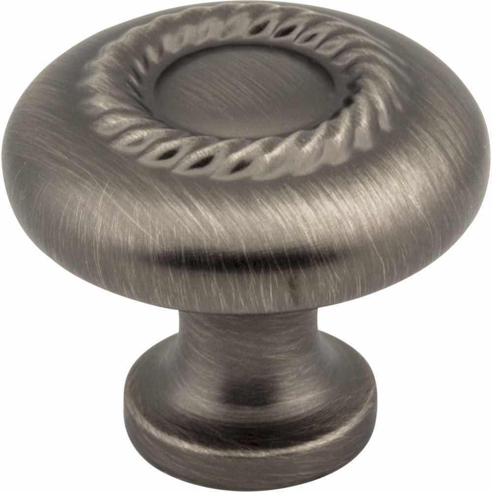 Photo 1 of JEFFREY ALEXANDER BY HARDWARE RESOURCES BRUSHED PEWTER LENOIR PULL CABINET KNOB Z117-BNBDL 1BOX/15PCS (READ NOTES)