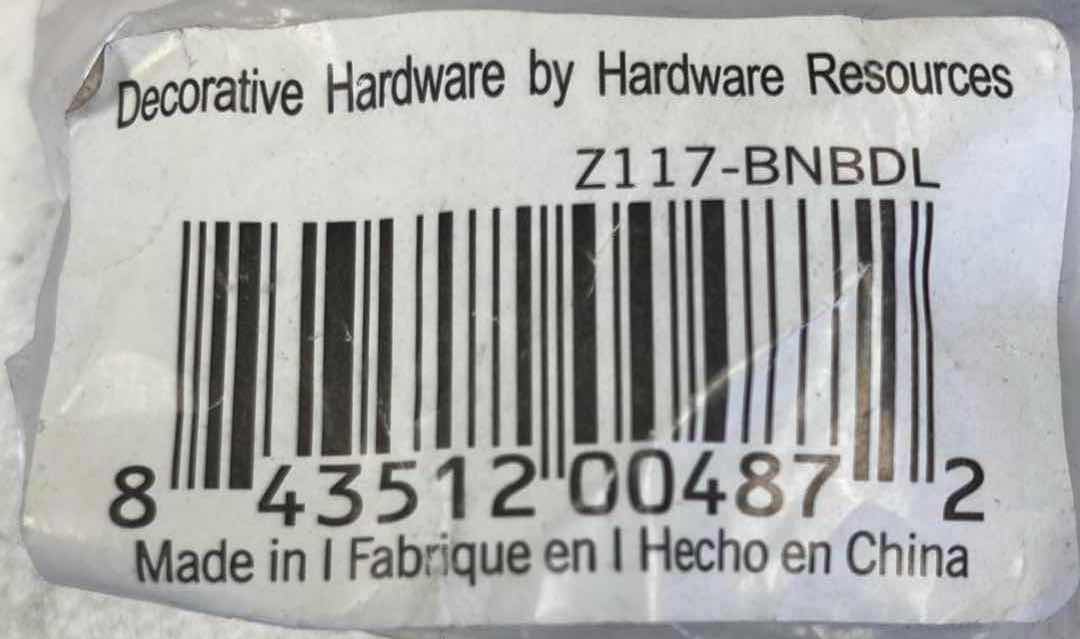 Photo 2 of JEFFREY ALEXANDER BY HARDWARE RESOURCES BRUSHED PEWTER LENOIR PULL CABINET KNOB Z117-BNBDL 1BOX/15PCS (READ NOTES)