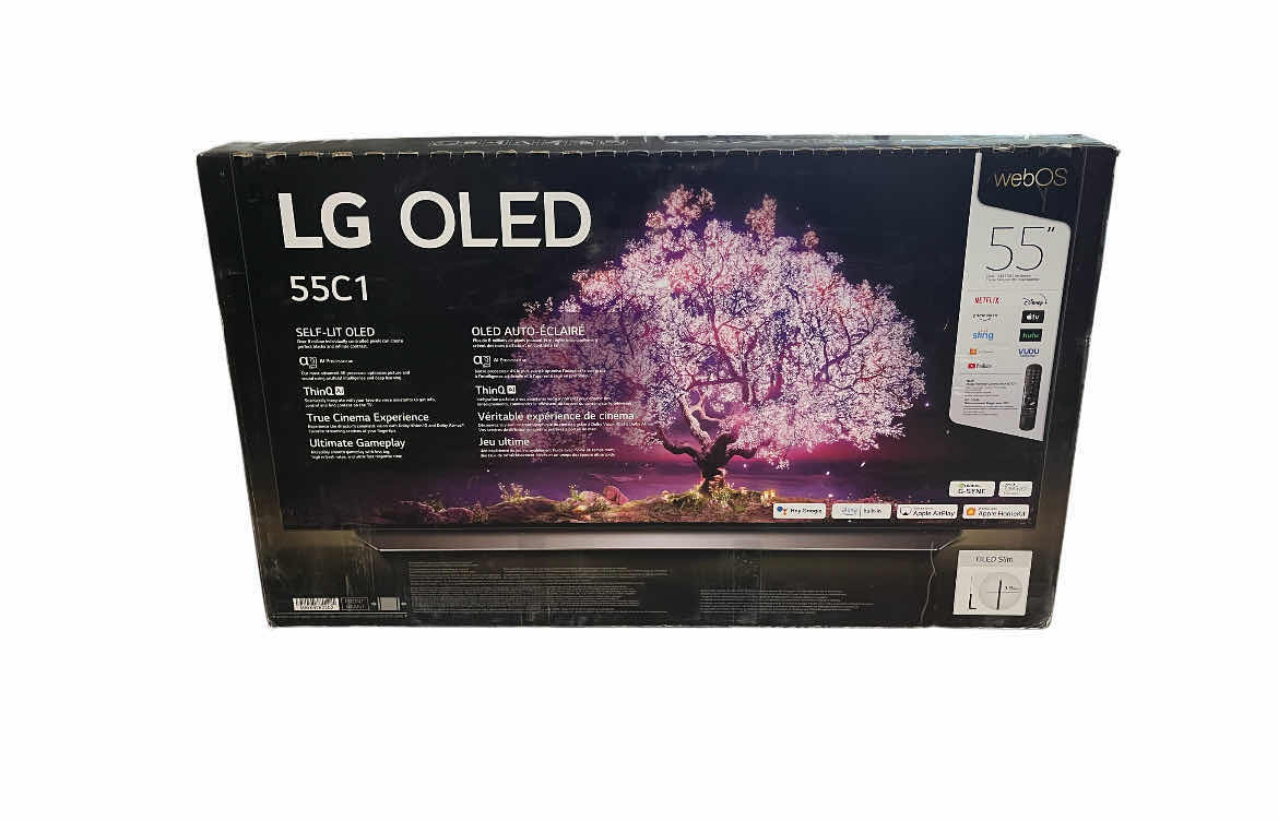 Photo 1 of LG OLED 55” 4K WEB OS SMART TV W REMOTE & ORIGINAL BOX OLED55C1AUB