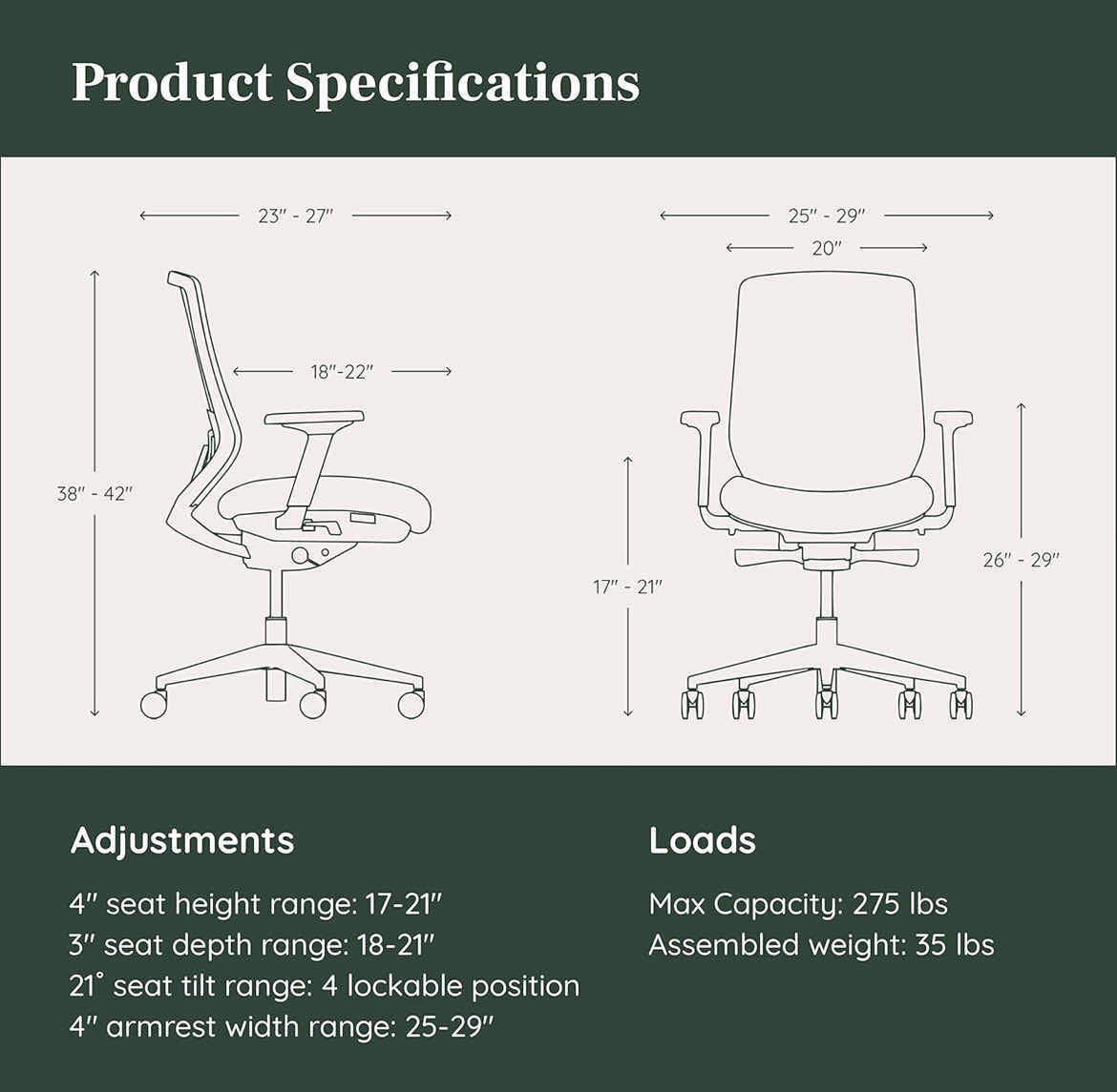 Photo 1 of BRANCH GRAPHITE MESH BACK ERGONOMIC ROLLING OFFICE CHAIR