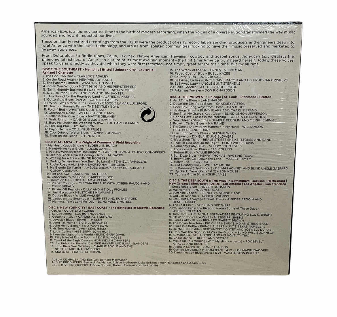 Photo 1 of AMERICAN EPIC CD BOX SET