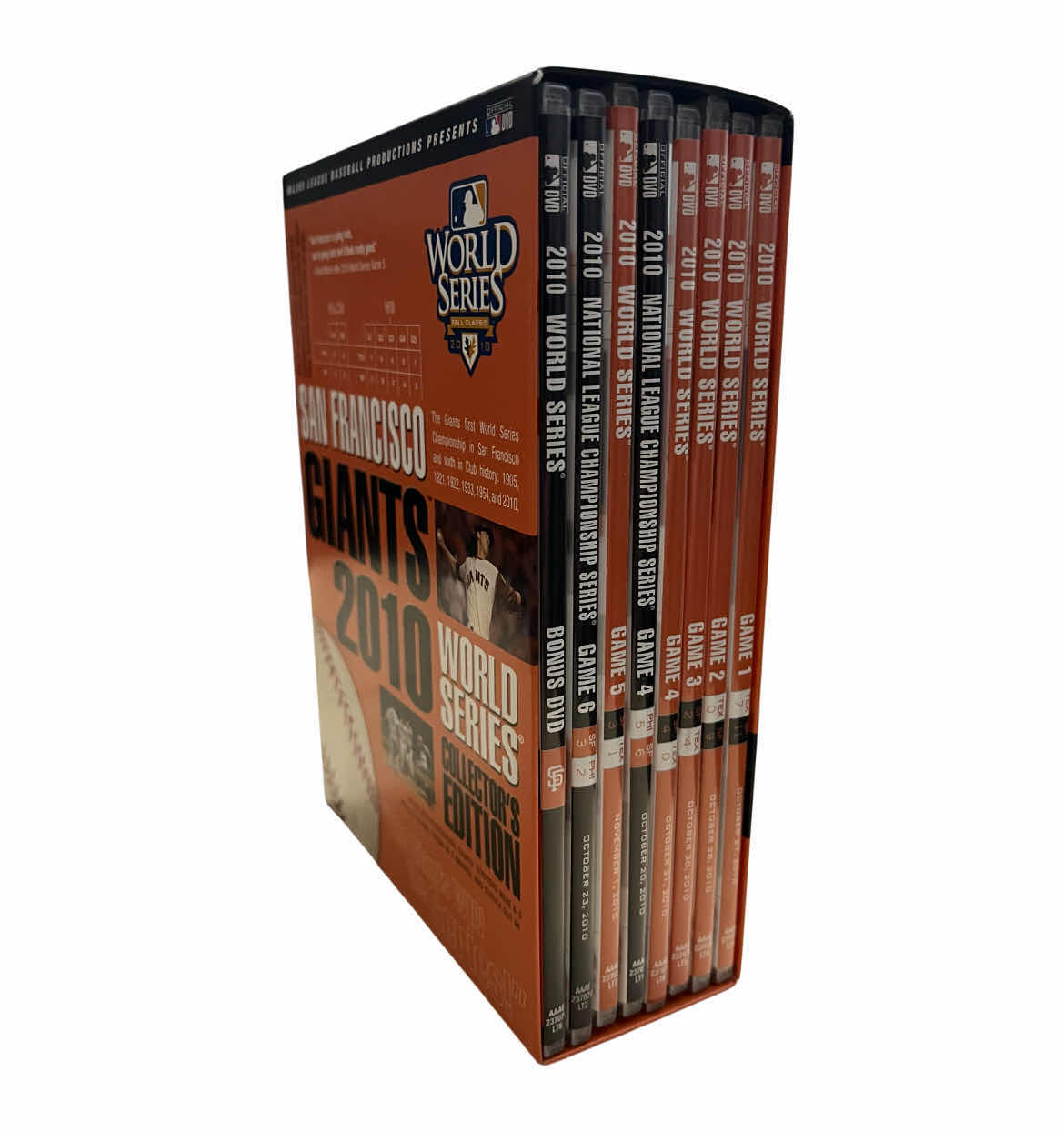 Photo 1 of SAN FRANCISCO GIANTS 2010 WORLD SERIES COLLECTOR'S EDITION DVD VIDEO BOX SET