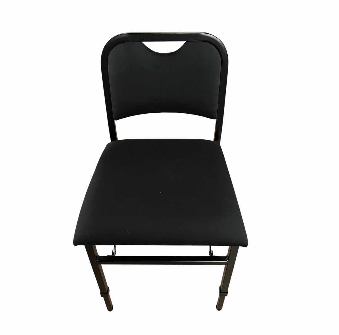 Photo 1 of VIVO USA ADJUSTRITE BLACK PADDED MUSICIANS FOLDING CHAIR 17.25” X 16.25” H28”-33”