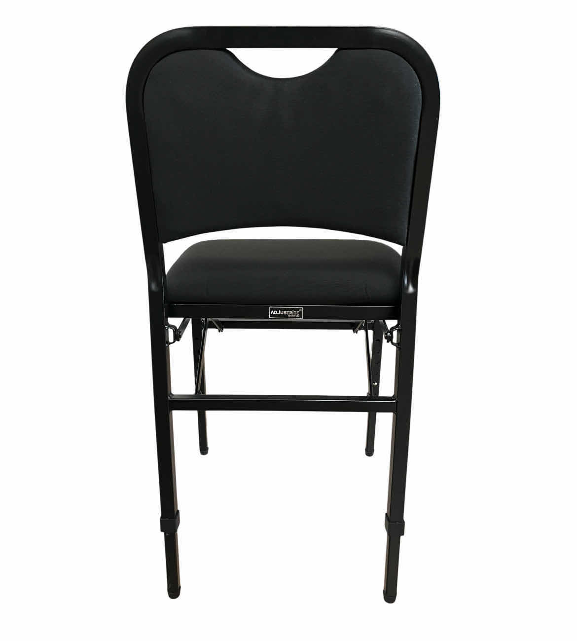 Photo 1 of VIVO USA ADJUSTRITE BLACK PADDED MUSICIANS FOLDING CHAIR 17.25” X 16.25” H28”-33”