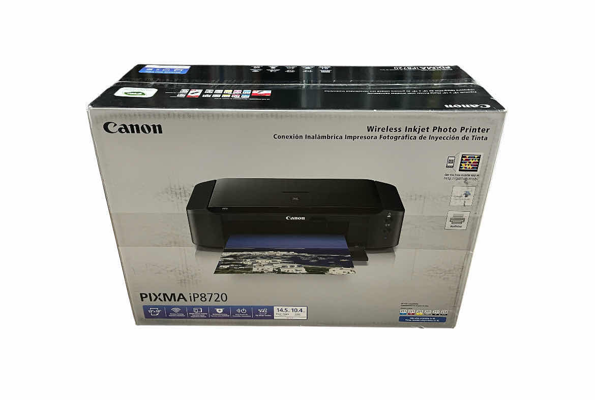 Photo 1 of CANON PIXMA WIRELESS INKJET PHOTO PRINTER IP8720
