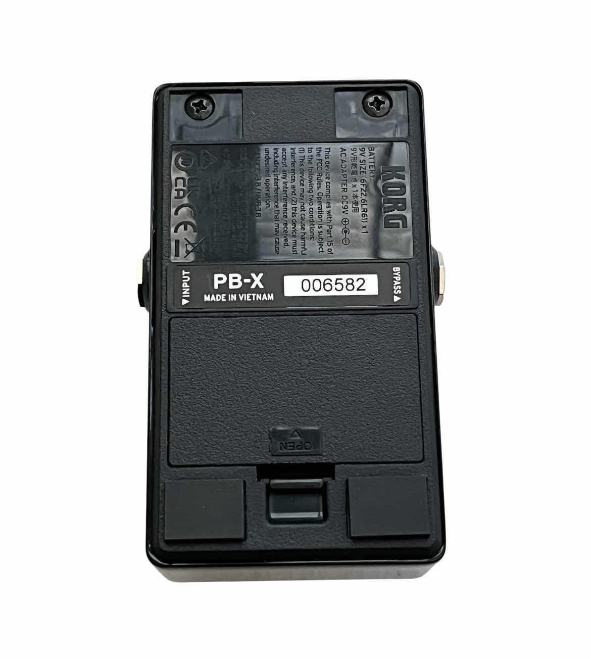 Photo 1 of KORG PITCH BLACK-X TRUE BUFFER CHROMATIC PEDEL TUNER PB-X