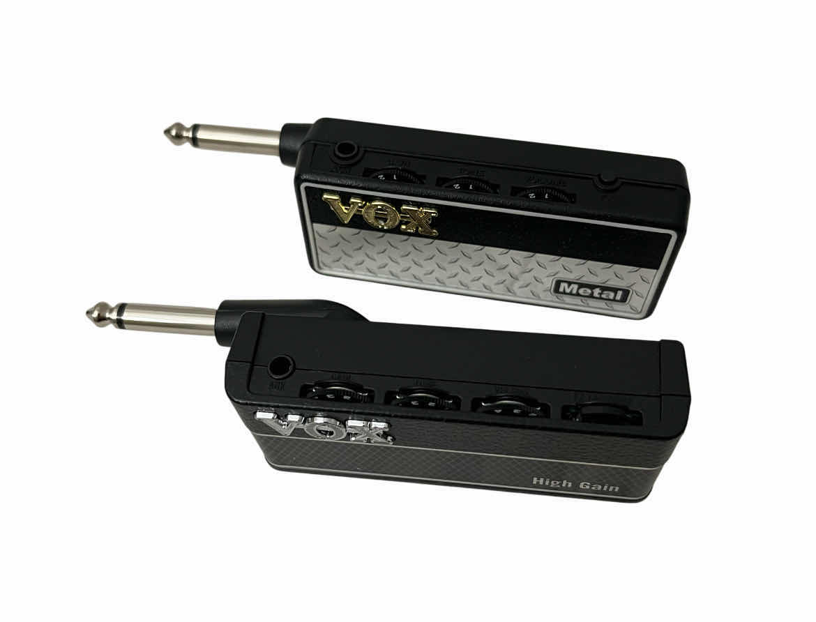 Photo 1 of VOX METAL AMPLUG GUITAR/BASS HEADPHONE AMPLIFIER AP2MT & VOX HIGH GRAIN AMPLUG 3 GUITAR HEADPHONE AMPLIFIER AP3-HG