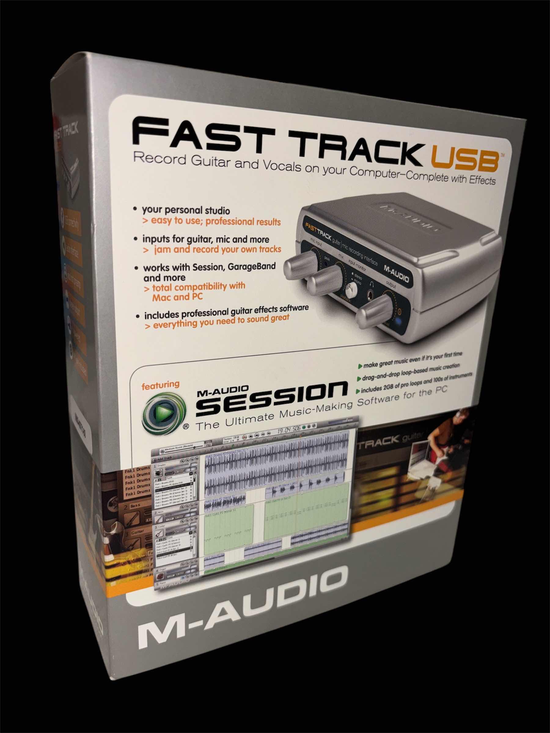 Photo 1 of M-AUDIO FAST TRACK USB AUDIO INTERFACE