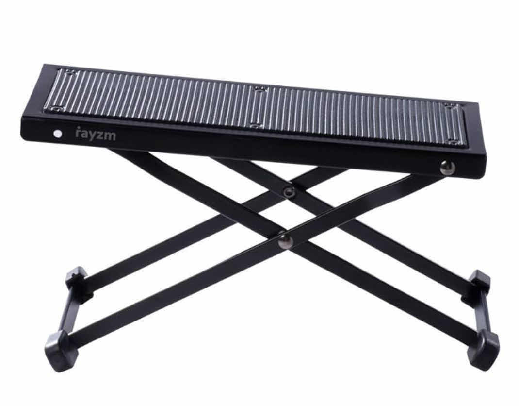 Photo 1 of RAYZM FOLDABLE METAL GUITAR FOOT STAND W ANTI-SLIP RUBBER PAD