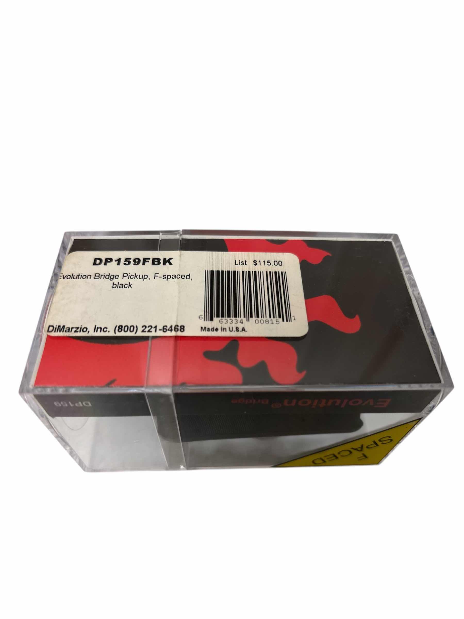 Photo 1 of DIMARZIO EVOLUTION BRIDGE PICKUP, F SPACED DP159
