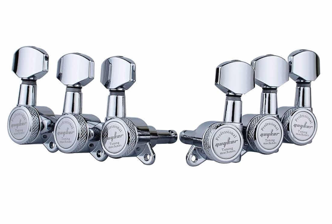 Photo 1 of GUYKER GUITAR LOCKING TUNERS, 3L & 3R, CHROME