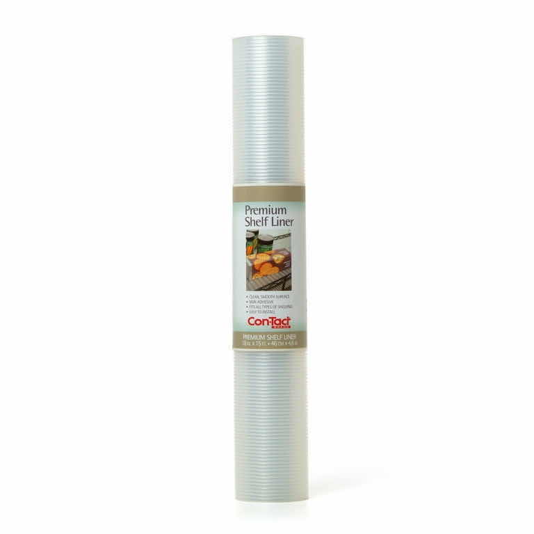 Photo 1 of NEW CON-TACT BRAND RIBBED CLEAR PREMIUM SHELF LINER 18” X 15’