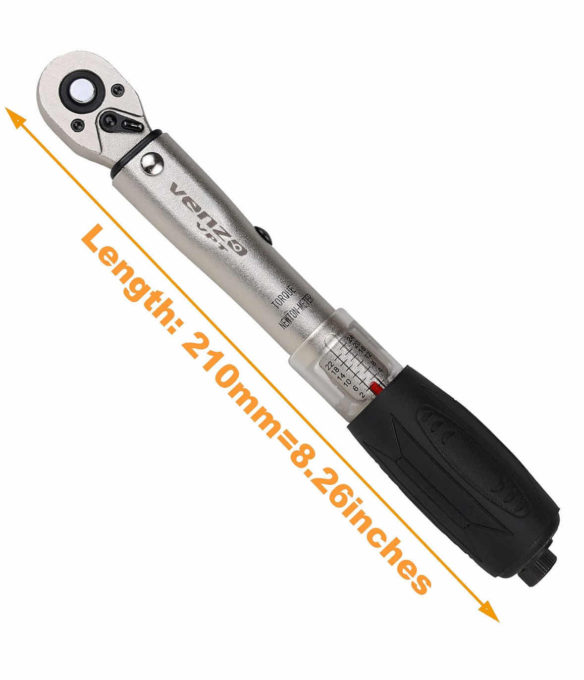 Photo 1 of VENZO 1/4” DRIVE CLICK TORQUE WRENCH SET 2-22Nm BICYCLE MAINTENANCE FOR ROAD & MOUNTAIN BIKES, INCLUDES ALLEN & TORX SOCKETS 4mm & 5mm