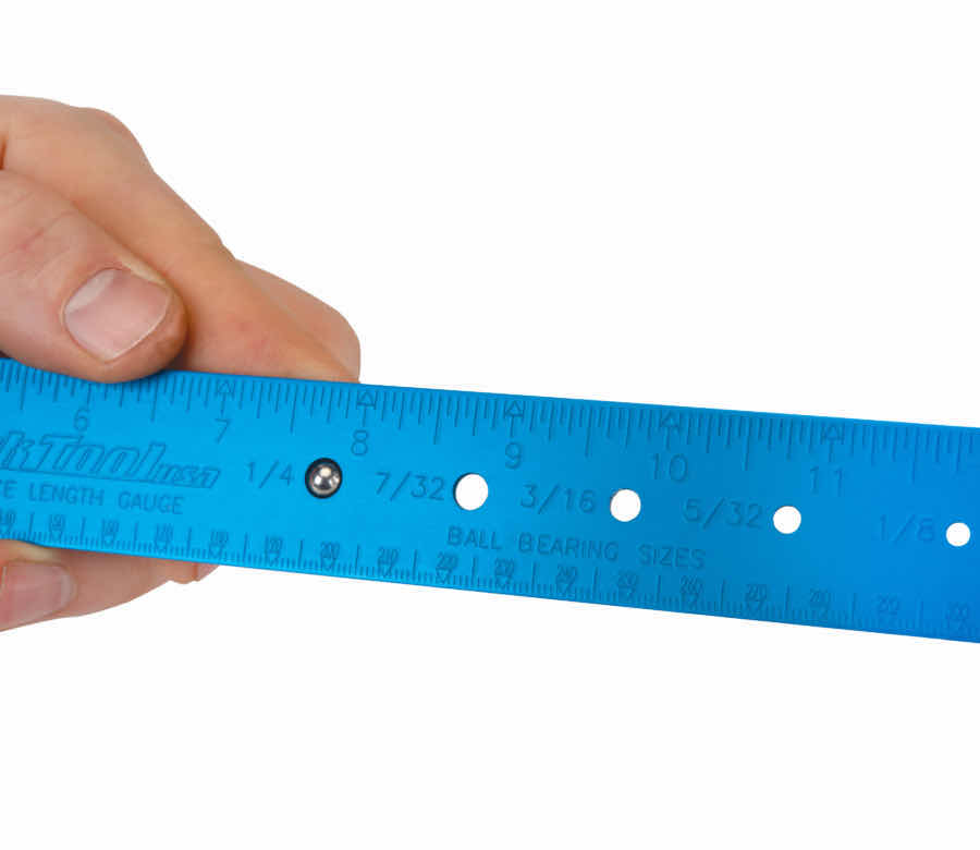 Photo 1 of NEW PARK TOOL SPOKE, BEARING, & COTTER GAUGE SBC-1 RULER