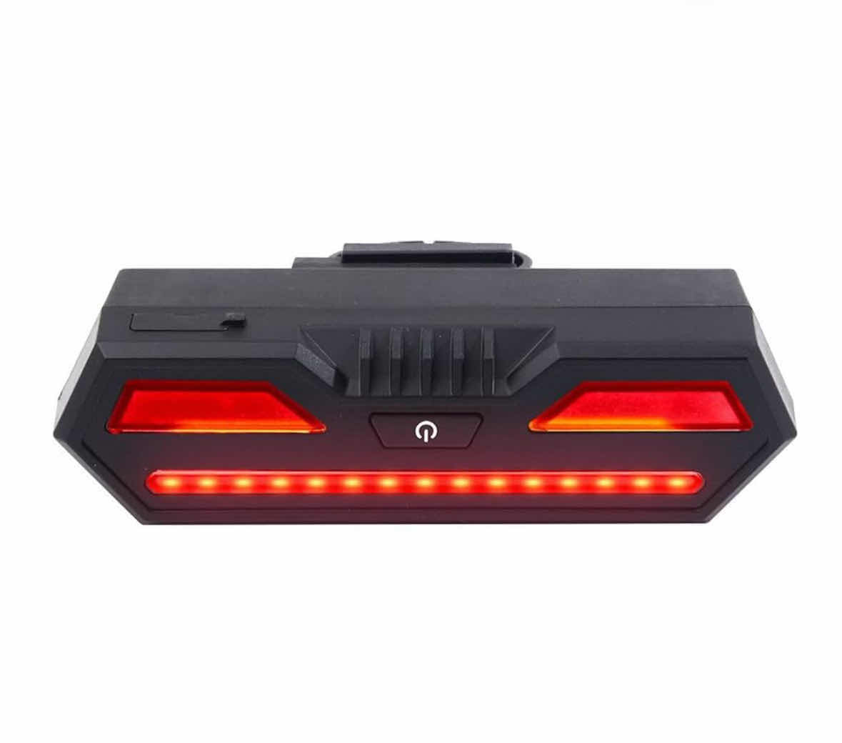 Photo 1 of WIRELESS REMOTE CONTROL INTELLIGENTBIKE TAIL SINGNALS, RECHARGEABLE LED REAR LAMP W MULTIPLE FLASH MODES (INCLUDES REMOTE & HOLDER)