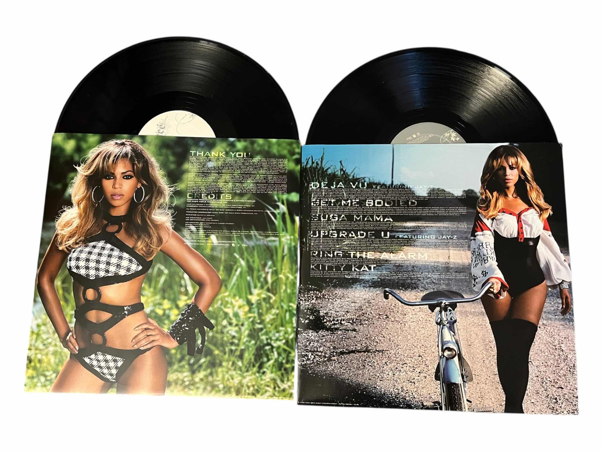 Photo 1 of BEYONCÉ B DAY RECORD ALBUM AUTOGRAPHED BY ARTIST & BEYONCÉ B-DAY CD ALBUM (FACTORY SEALED)