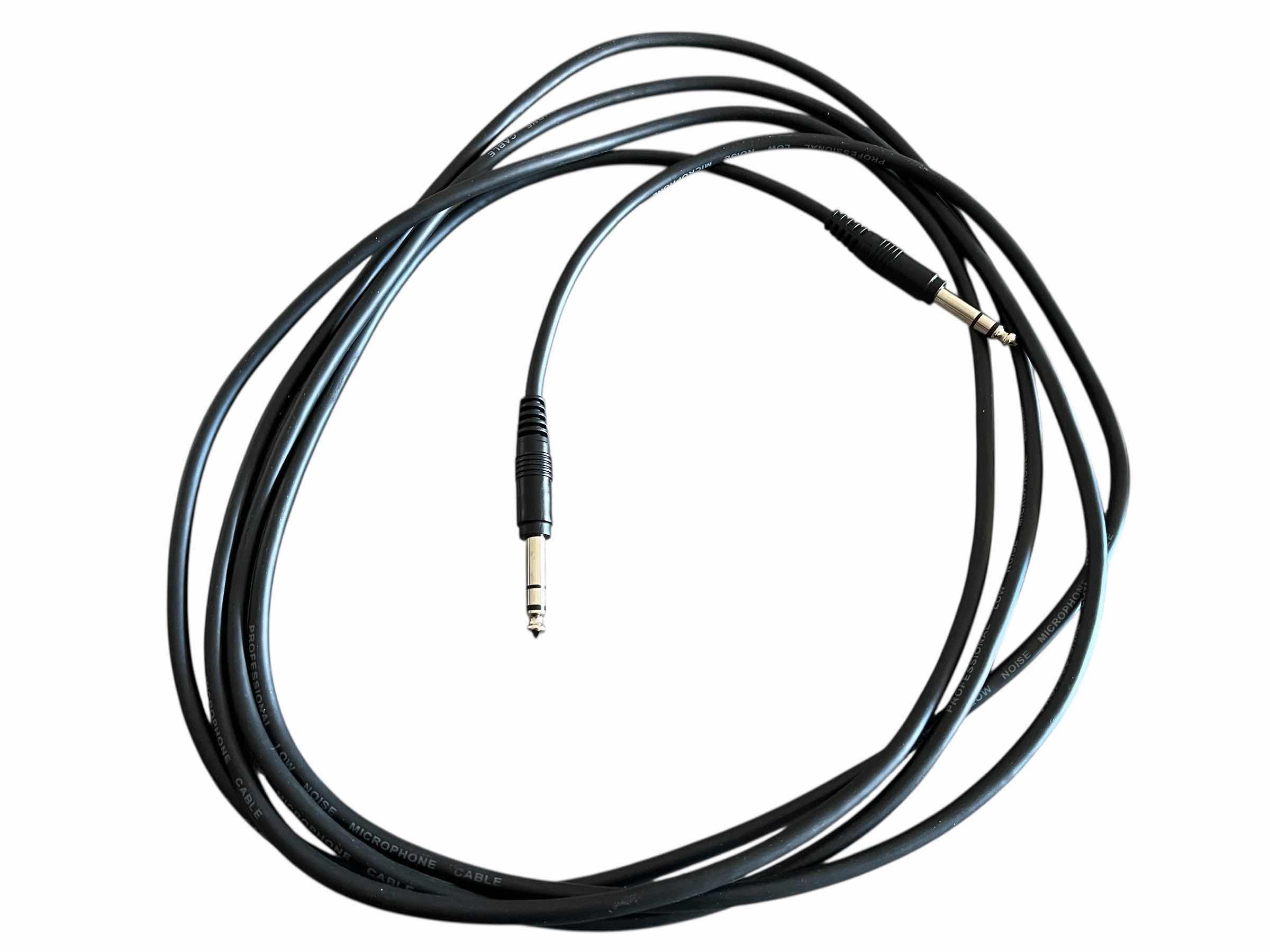 Photo 1 of MOGAMI GOLD 12’ LOW NOISE INSTRUMENTAL STRAIGHT CABLE & PROFESSIONAL 12’ LOW NOISE MICROPHONE STRAIGHT CABLE