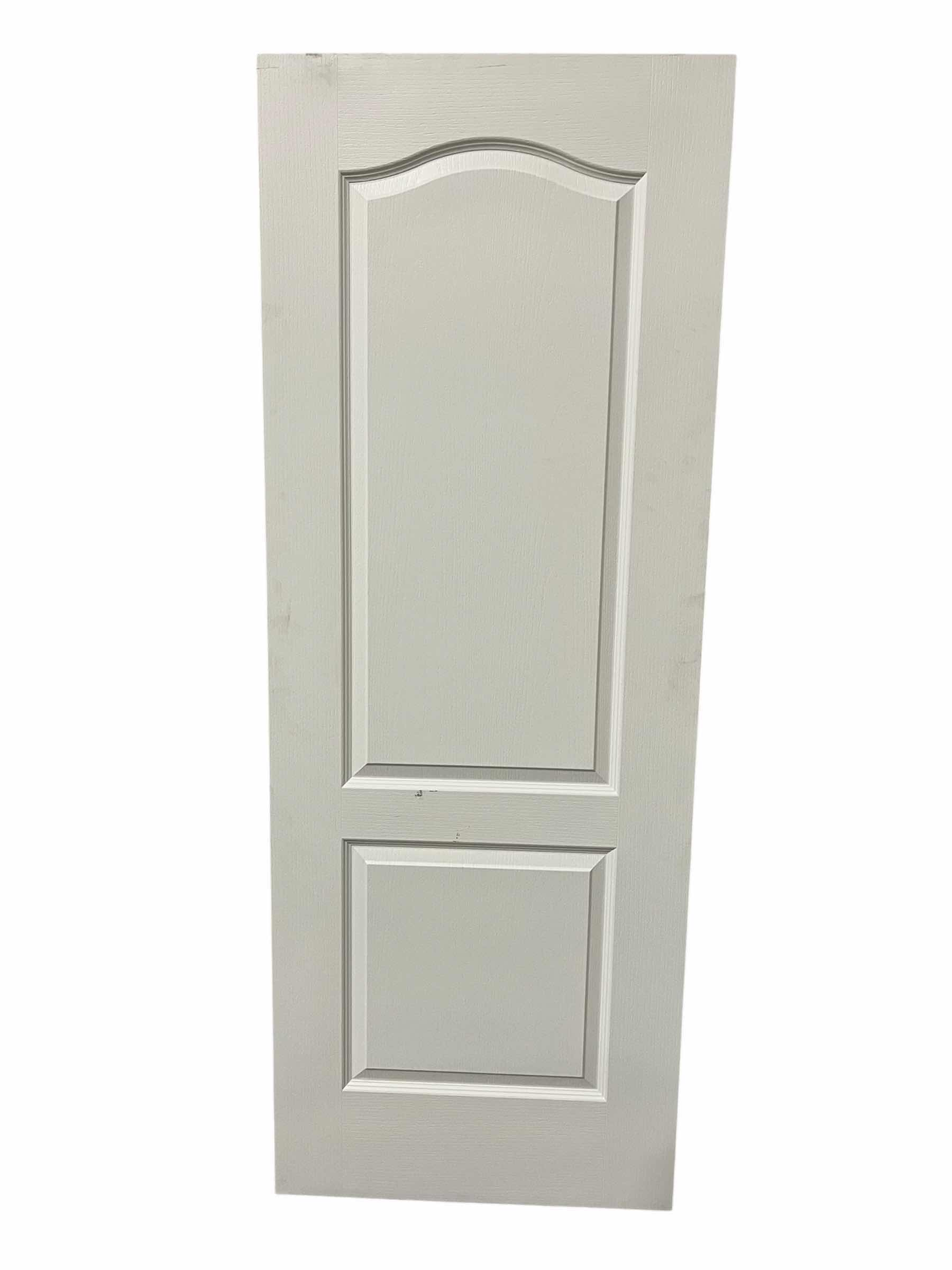 Photo 1 of JELD-WEN WHITE FINISH 2-PANEL HOLLOW CORE INTERIOR DOOR SLAB 30” X 80”