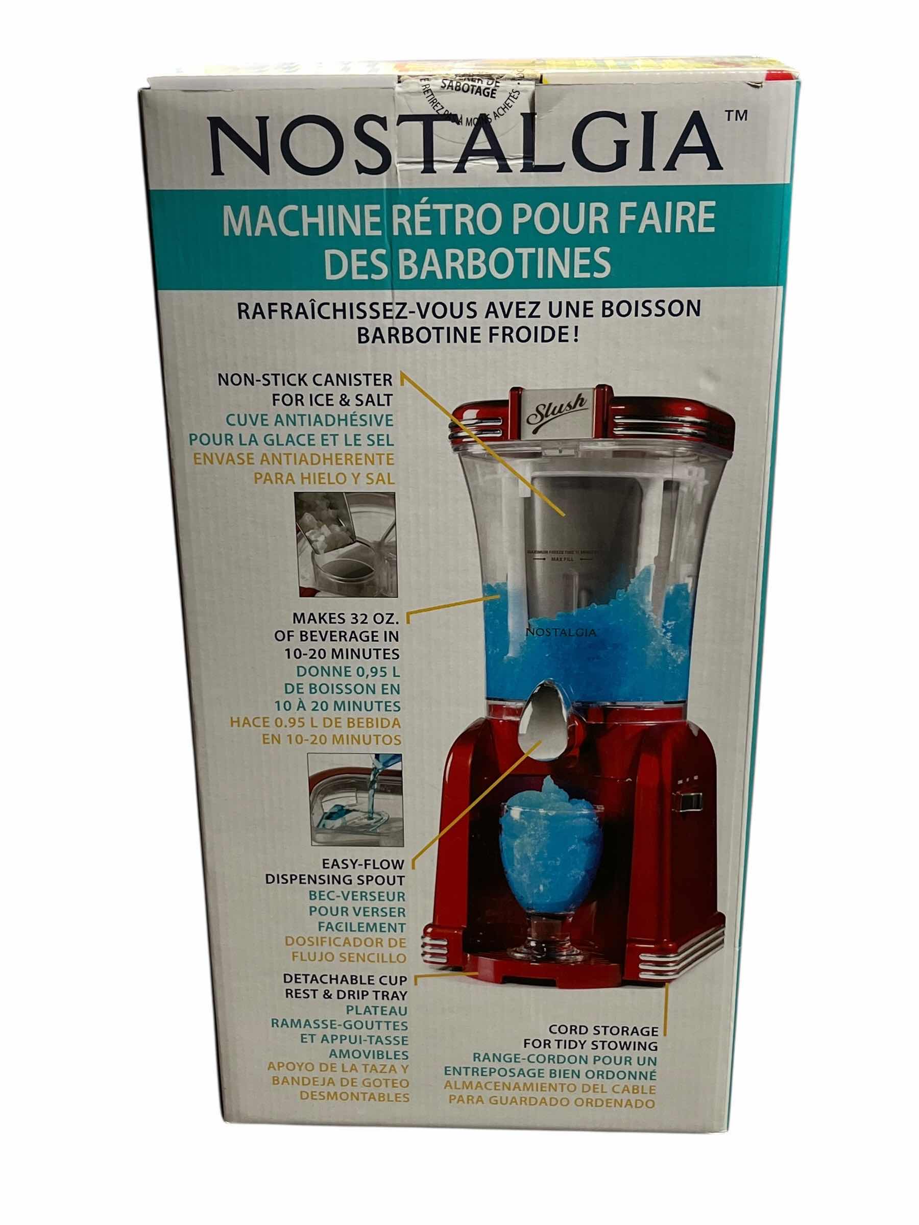Photo 1 of NEW NOSTALGIA 32OZ RETRO SLUSH DRINK MAKER