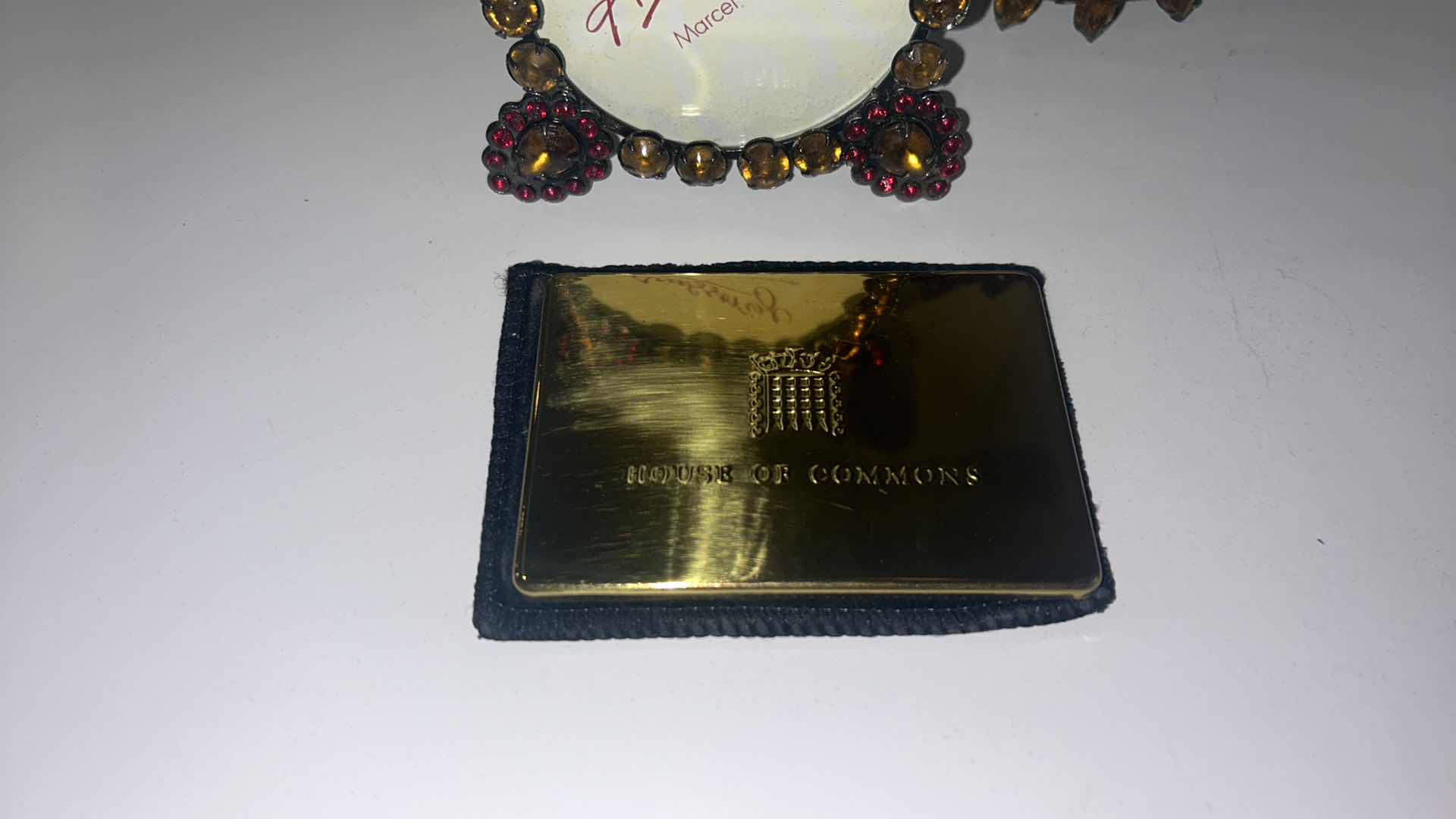 Photo 2 of BEJEWELED PHOTO FRAMES AND HOUSE OF COMMONS BUSINESS CARDS