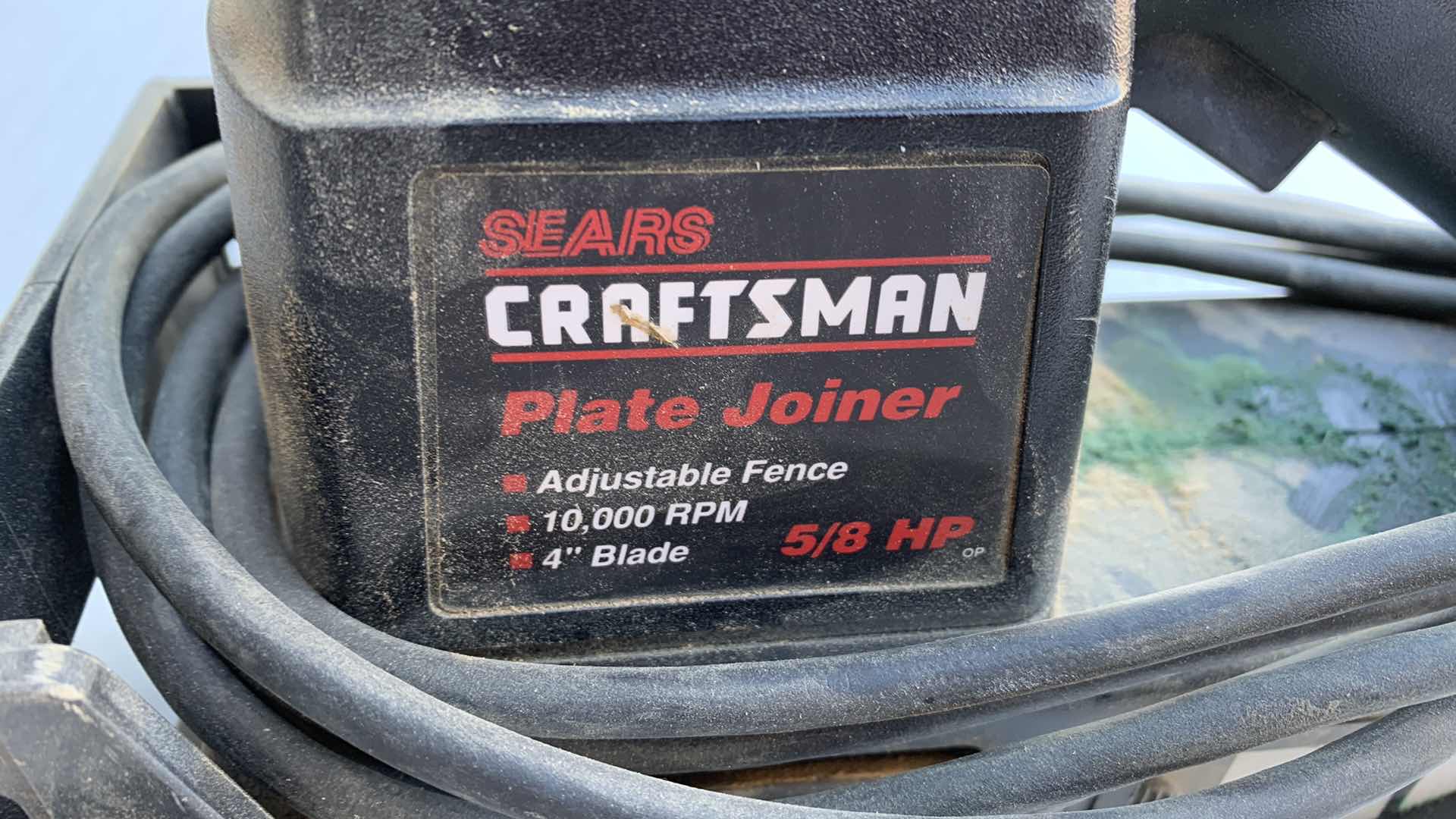 Photo 2 of CRAFTSMAN PLATE JOINER