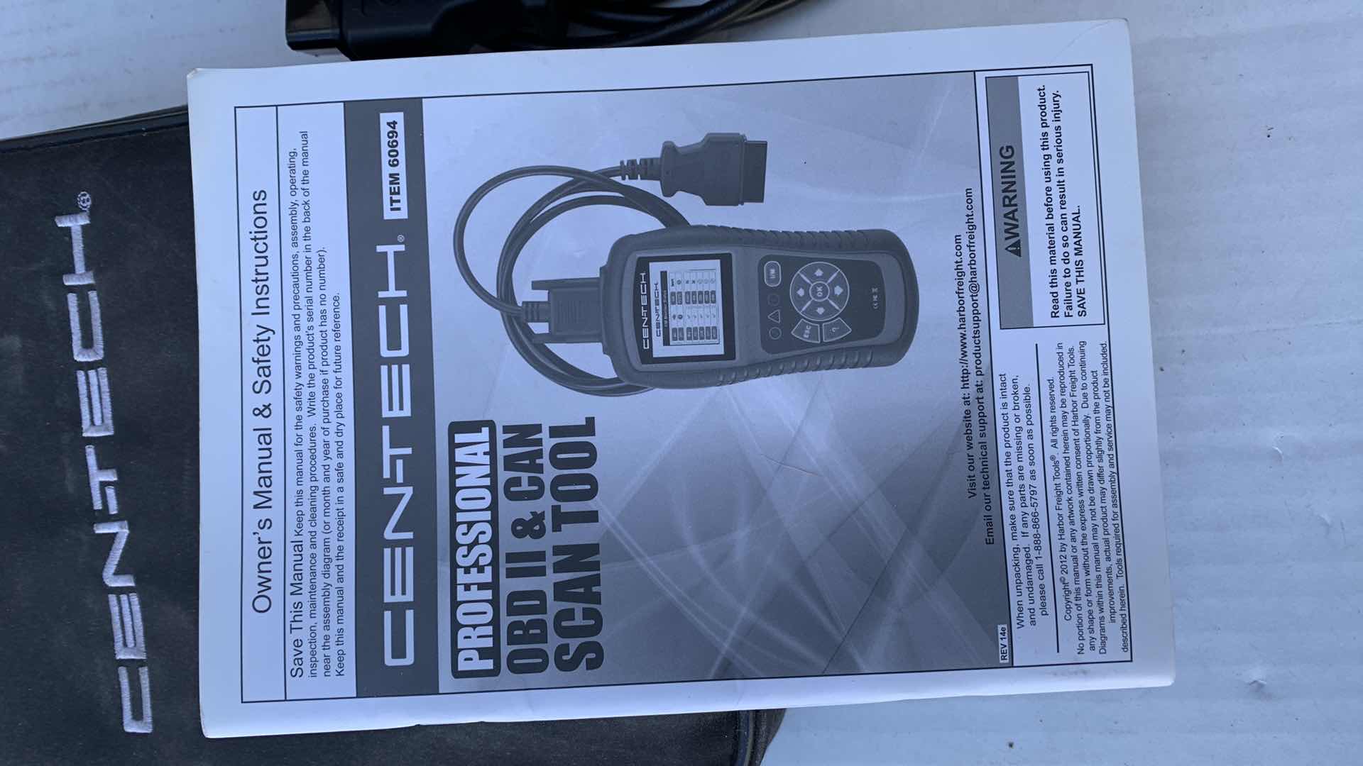 Photo 2 of CENTECH OBD AND CAN SCAN TOOL