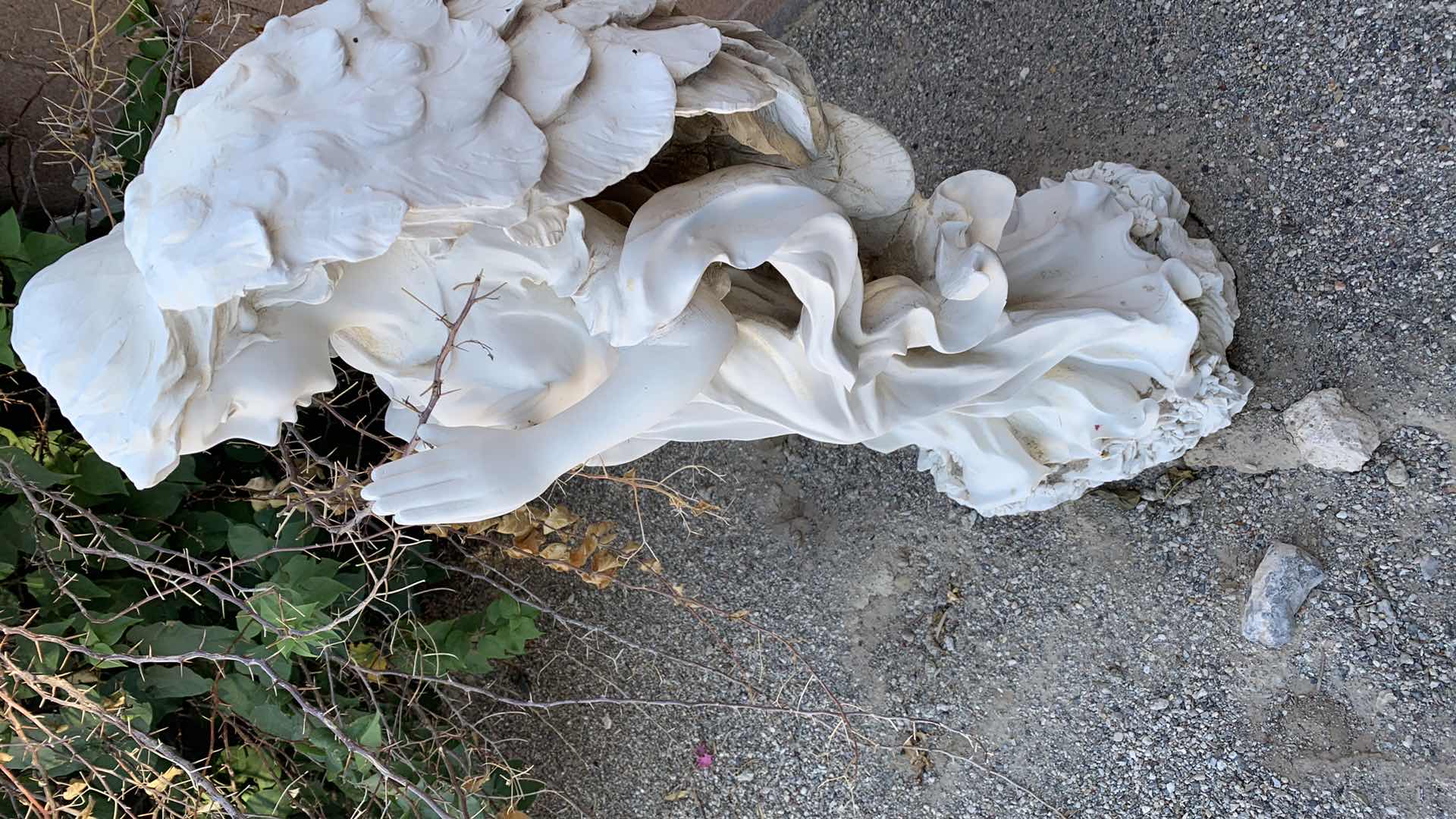 Photo 1 of HEAVY ANGEL STATUE 16” X 12” H 38”