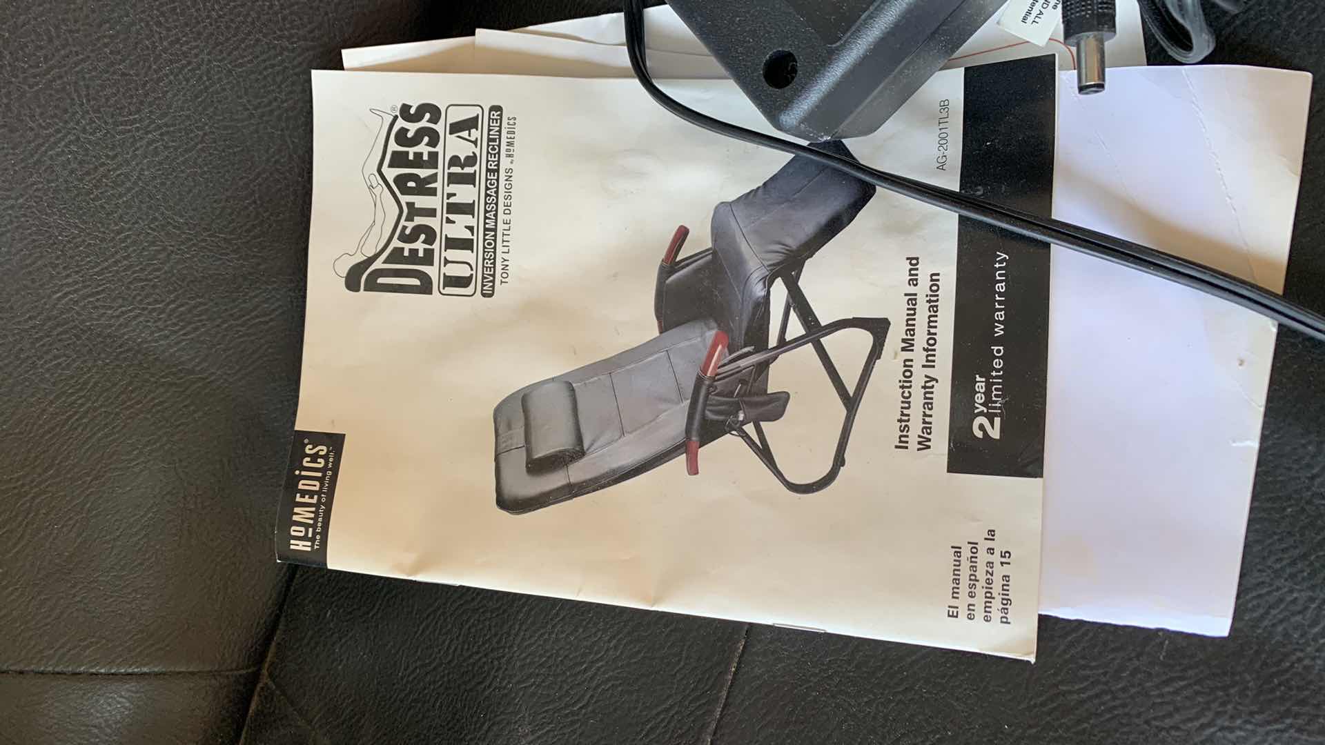 Photo 1 of HOMEDICS DESTRESS ULTRA INVERSION MASSAGE RECLINER