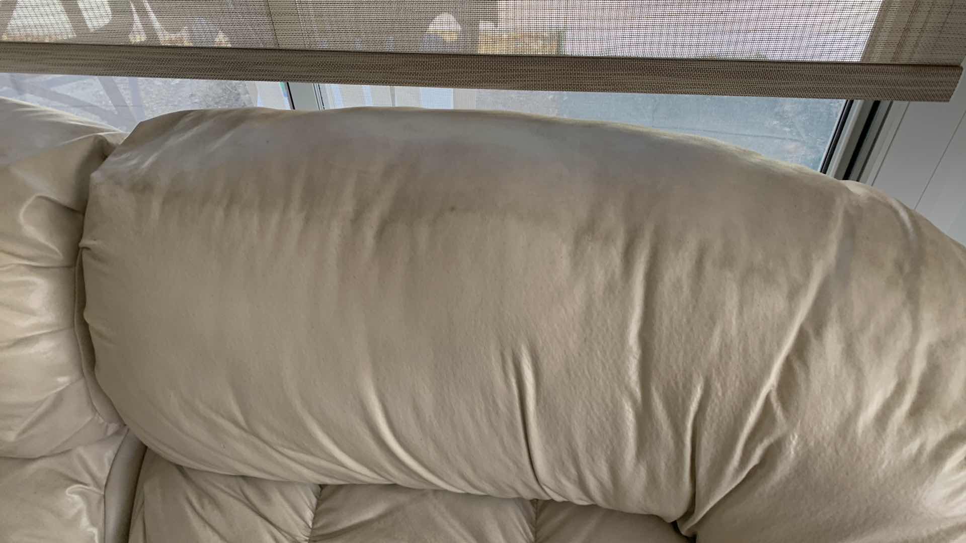 Photo 1 of RECLINING LEATHER SOFA AND LOVESEAT