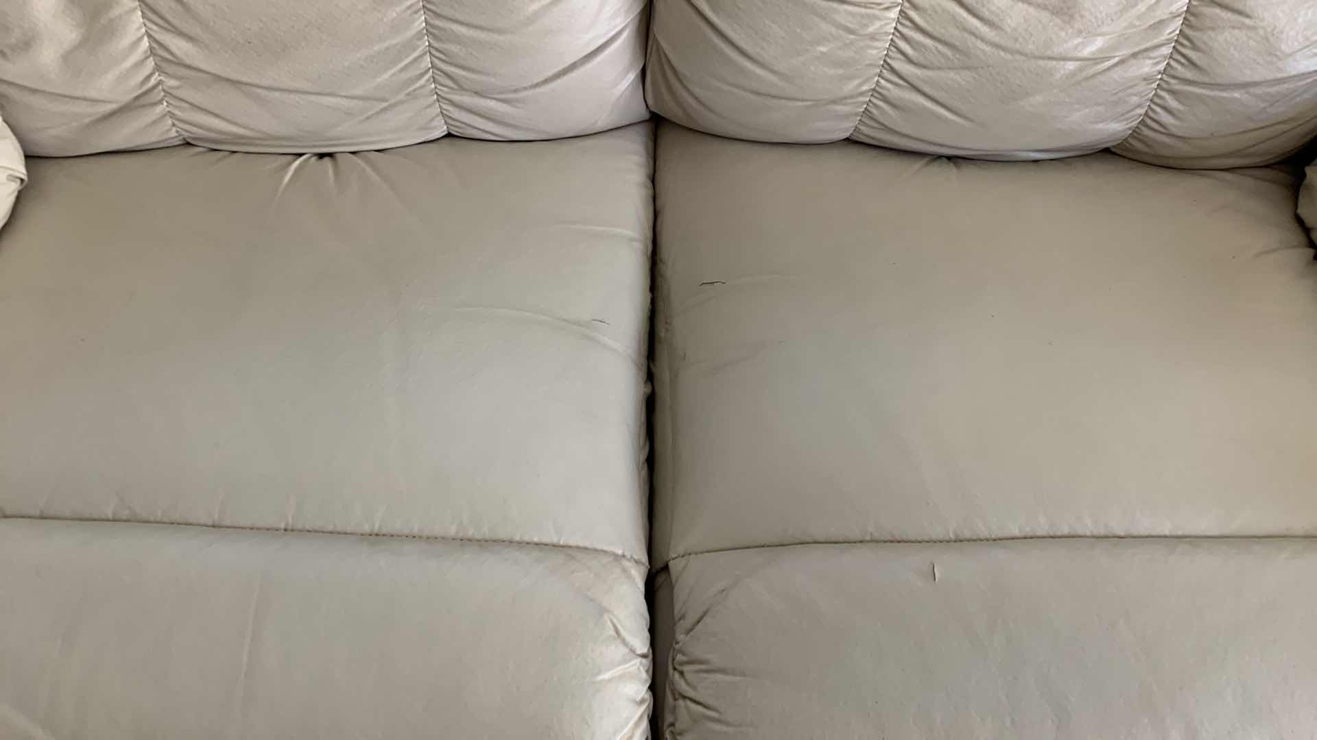 Photo 1 of RECLINING LEATHER SOFA AND LOVESEAT