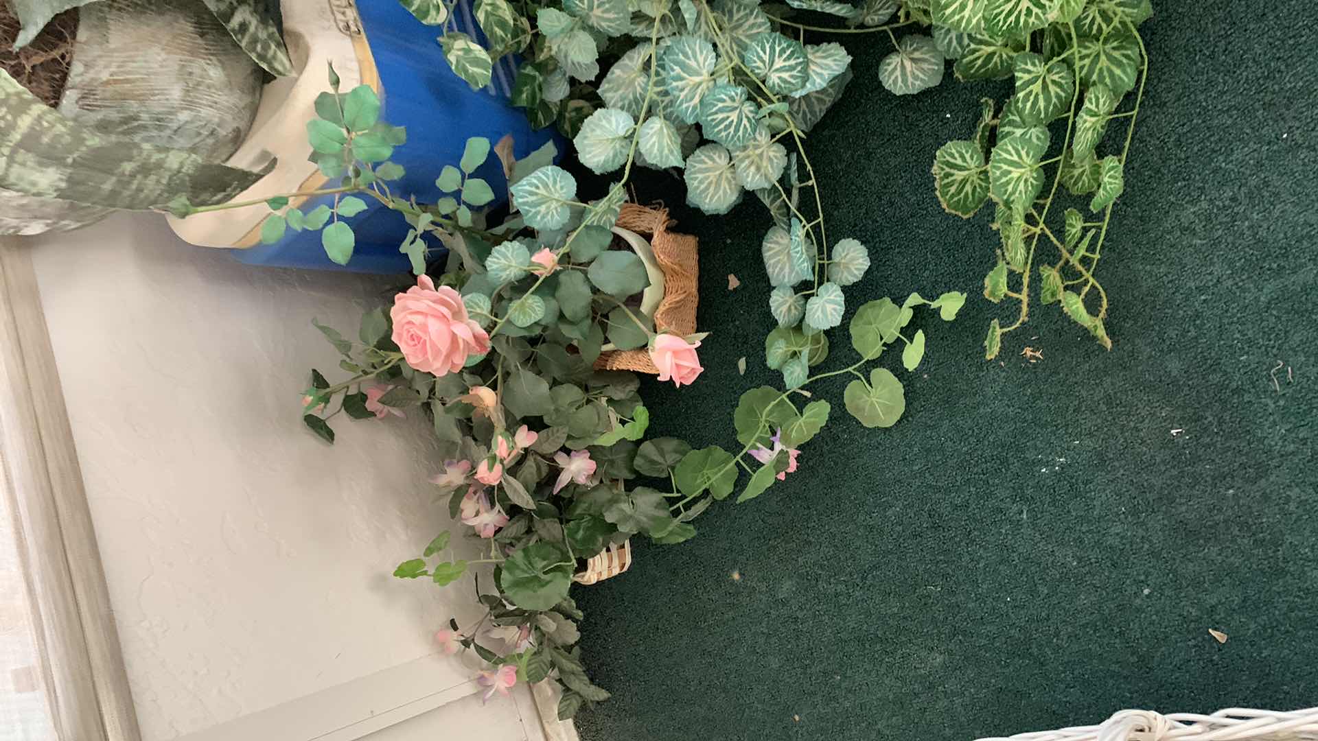 Photo 1 of FAUX PLANTS AND IGLOO ICE CHEST