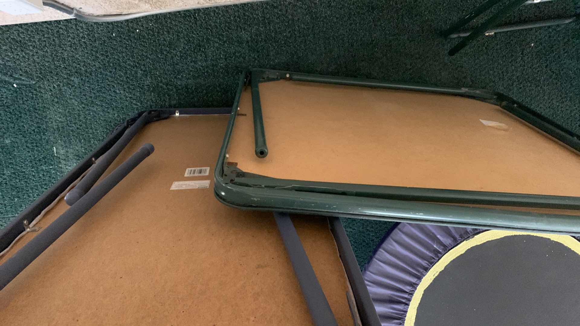 Photo 1 of PAIR OF CARD TABLES AND A CHAIR