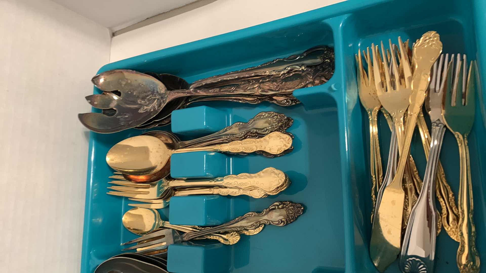 Photo 1 of ASSORTED SILVER PLATED AND GOLD TONED FLATWARE