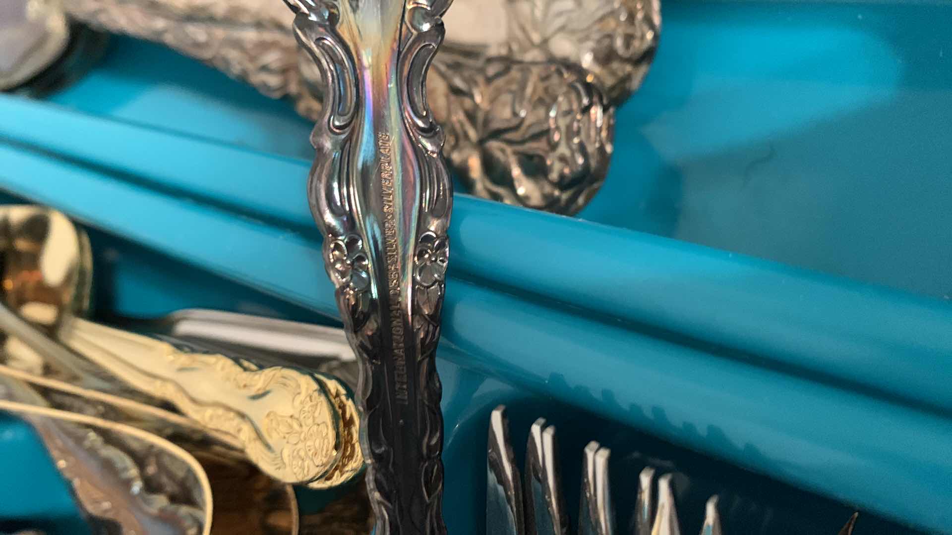 Photo 1 of ASSORTED SILVER PLATED AND GOLD TONED FLATWARE