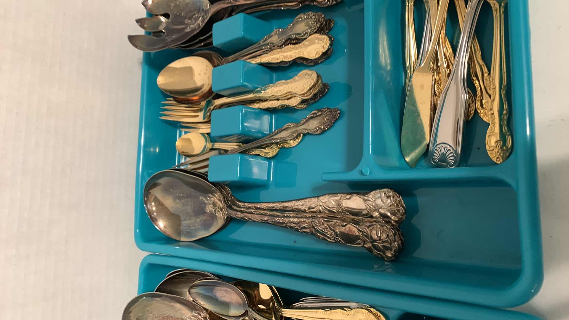 Photo 1 of ASSORTED SILVER PLATED AND GOLD TONED FLATWARE