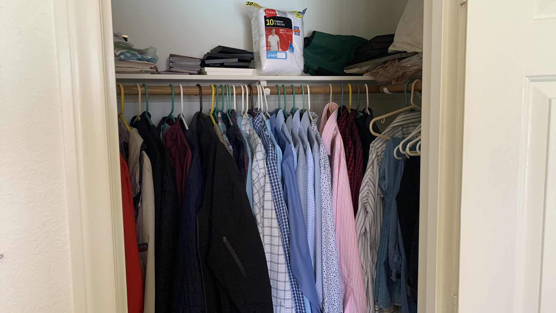 Photo 1 of CONTENTS OF CLOSET, CLOTHING ONLY