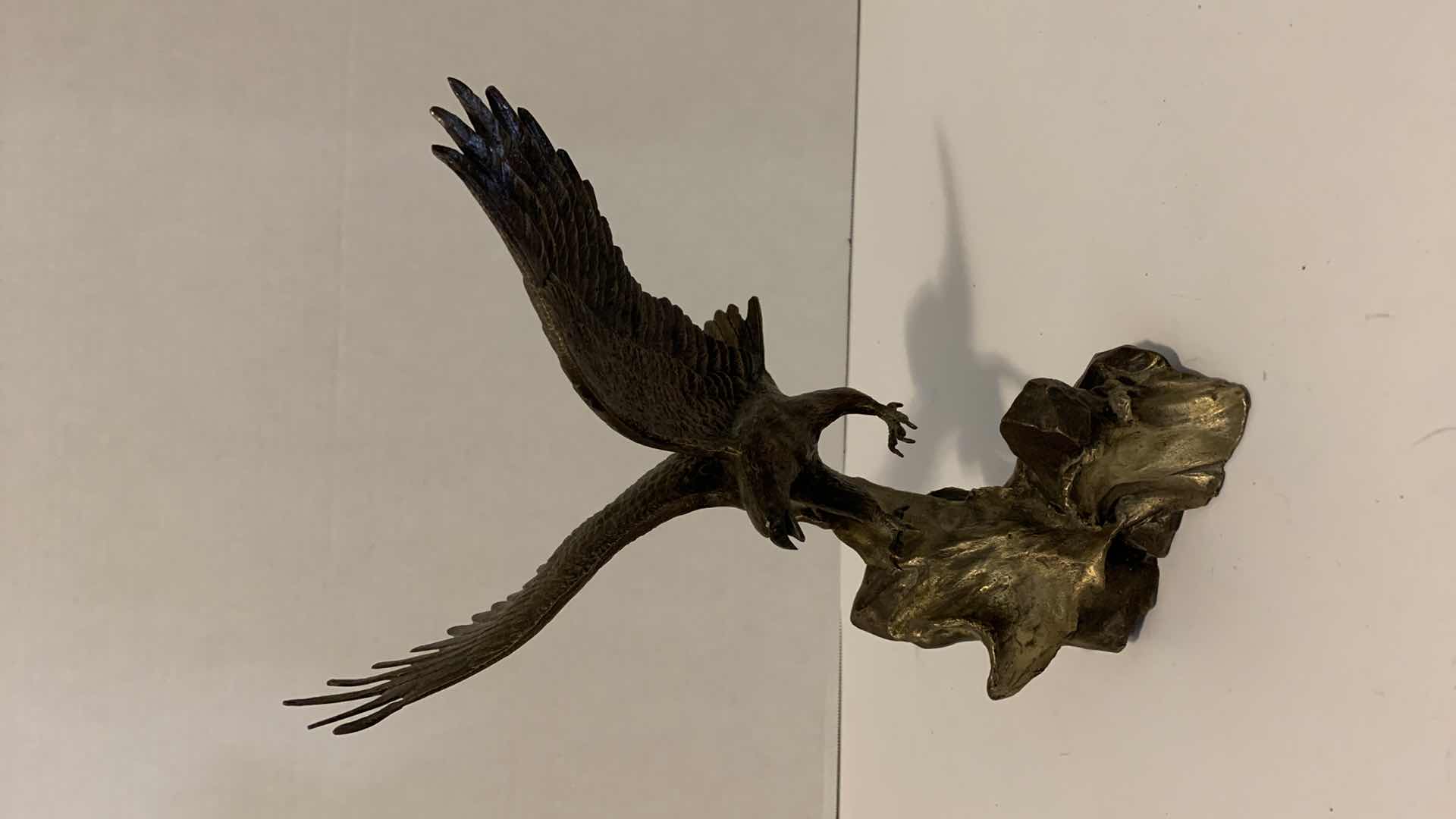 Photo 1 of “WINGS OF GLORY” SOLID BRONZE EAGLE BY VAN RUYCKEVELT