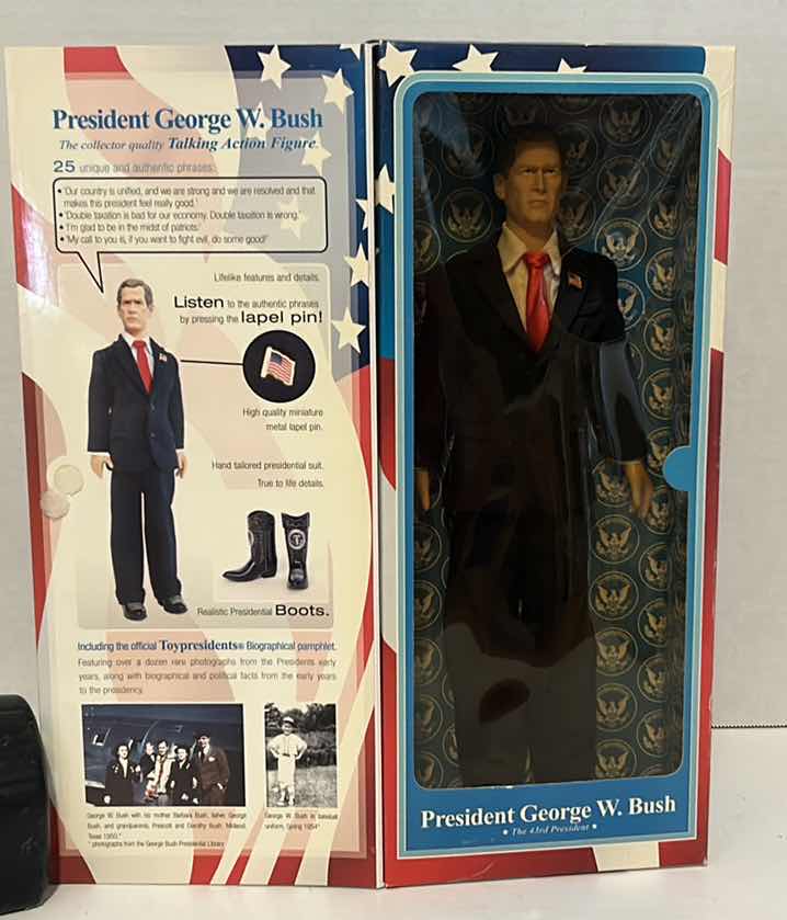 Photo 2 of PRESIDENT GEORGE W. BUSH COLLECTOR TALKING ACTION FIGURE IN BOX