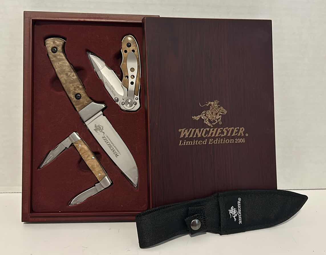 Photo 1 of COLLECTABLE WINCHESTER LIMITED EDITION 2006 KNIFE SET