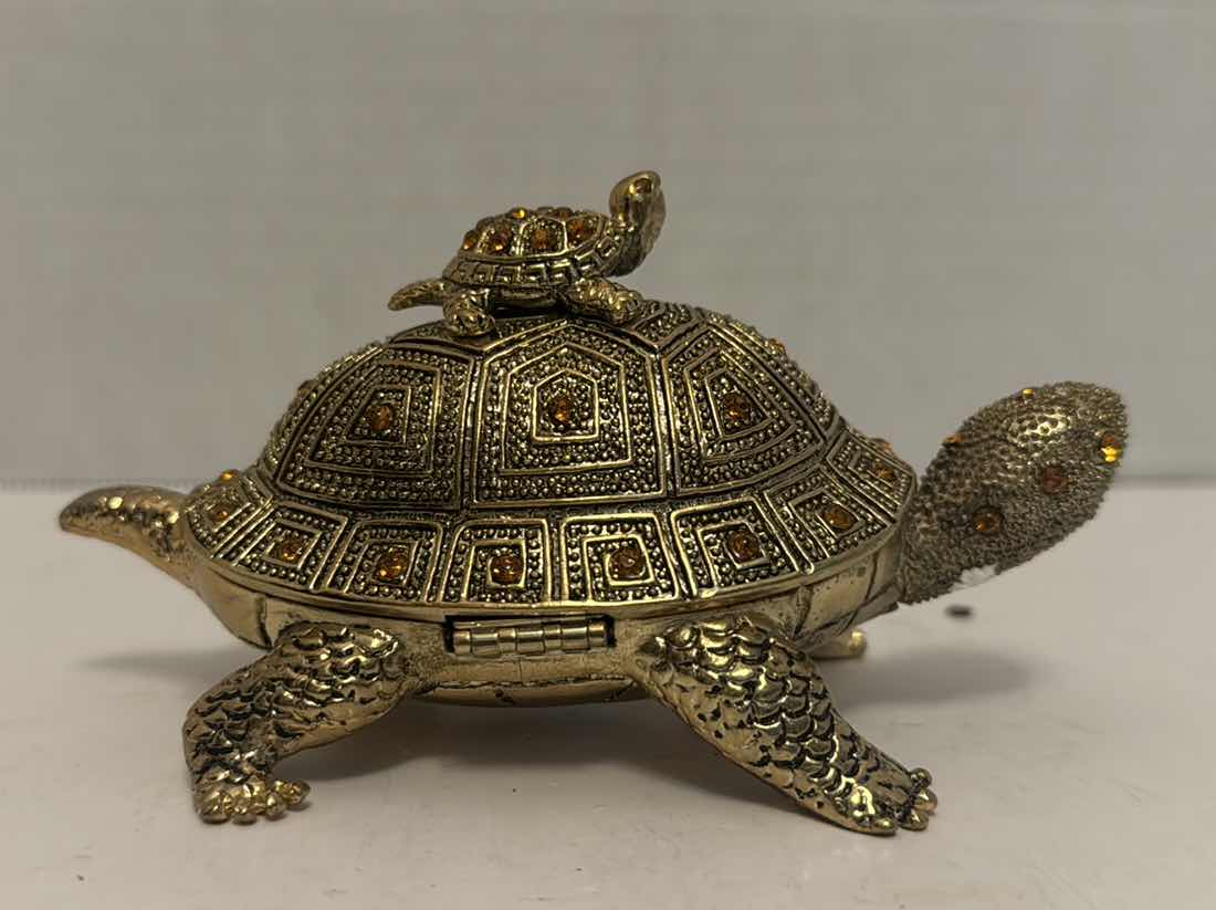 Photo 1 of BOMBAY JEWELED TURTLE DESK IN BOX