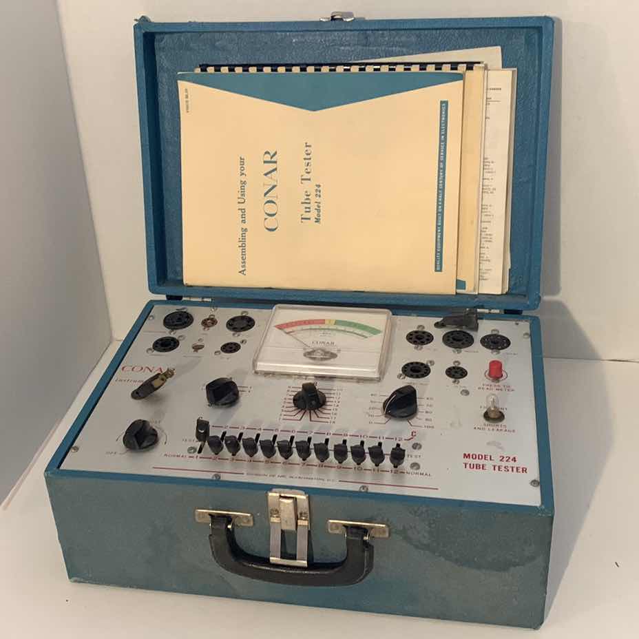 Photo 1 of  VINTAGE CONAR TUBE TESTER MODEL 224