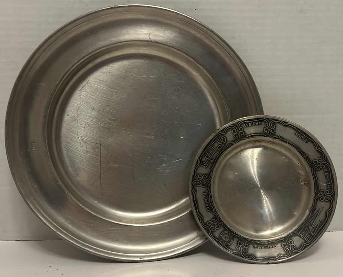 Photo 5 of ASSORTED PEWTER DINNERWARE