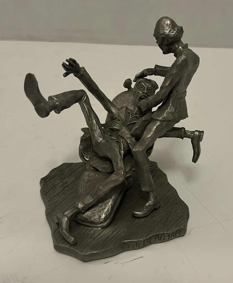 Photo 1 of HERITAGE PEWTER “RELAX” DENTIST SCULPTURE