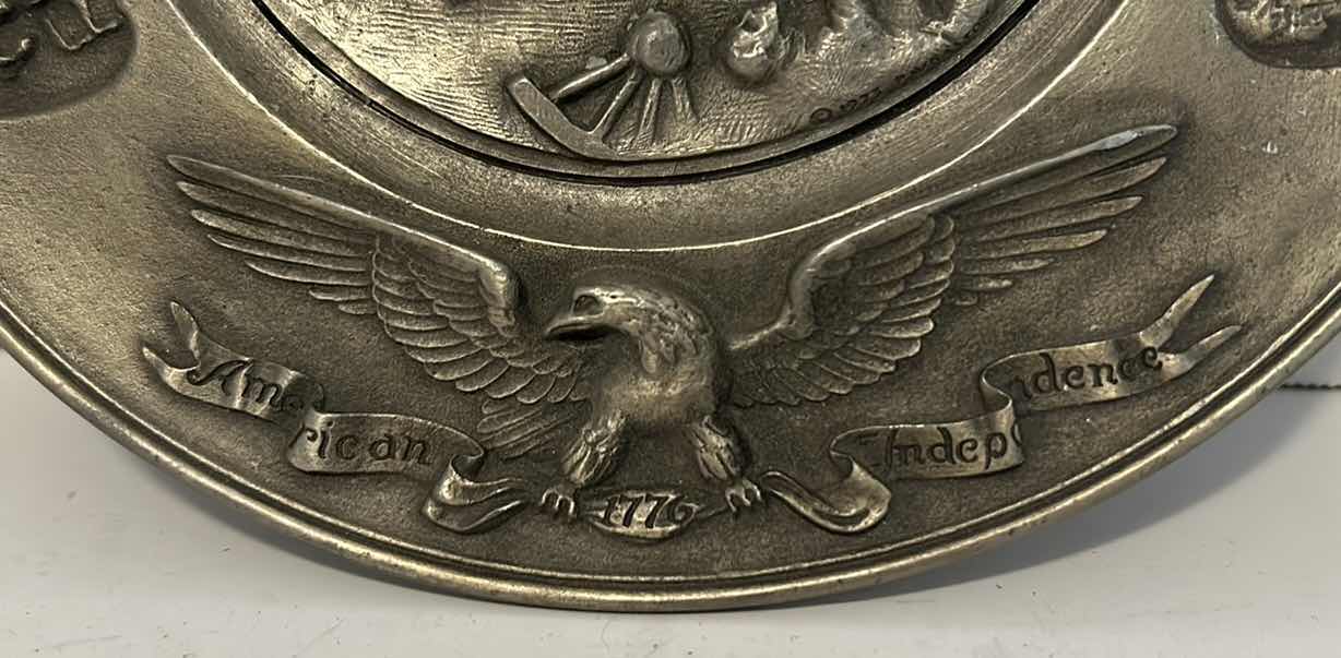 Photo 2 of HUDSON PEWTER DECLARATION OF INDEPENDENCE PLATE