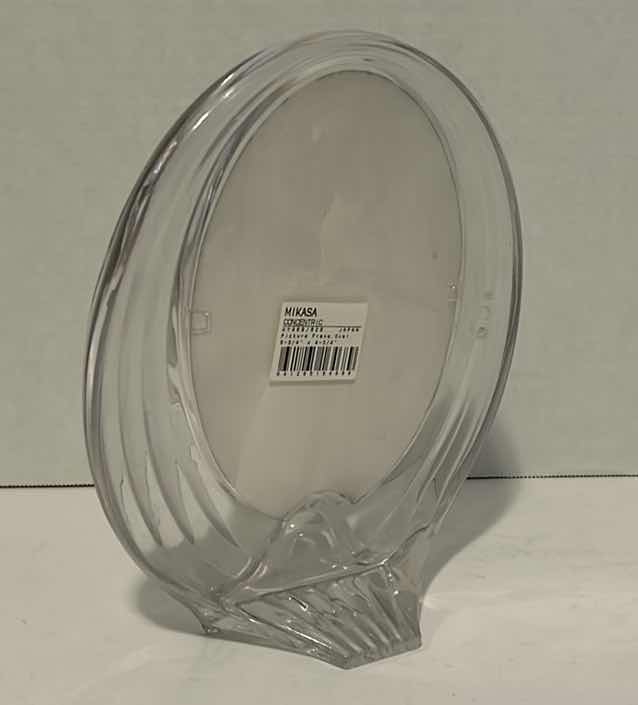 Photo 2 of DISWOE MIKASA CONCENTRIC OVAL CRYSTAL PICTURE FRAME, MADE IN JAPAN, WY469/829