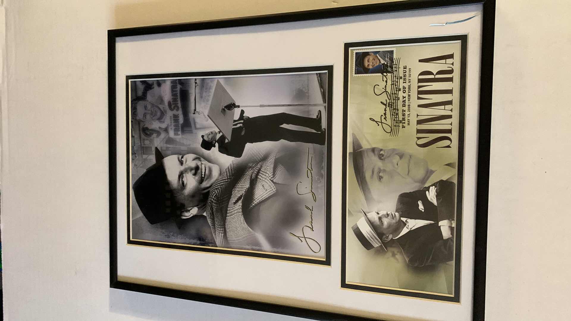 Photo 1 of FRANK SINATRA PRINT AND FIRST DAY OF ISSUE STAMP 2008 12” X 16”